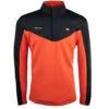 Ellesse Midlayer Torenzo W21 MENS HZ L SMALL ORANGEBLK -Elite Golf Shop 391470 Orange Black Ellesse Midlayer Torenzo W21 1