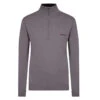 Benross Midlayer Knit W21 MENS HZ L SMALL GREY -Elite Golf Shop 392671 Grey Benross Knitted Half Zip Midlayer 1 1