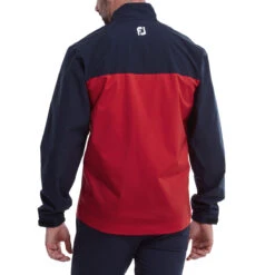 FootJoy FJ Jacket Hydrolite Rain W21 MENS FZ L SMALL NVYREWHT -Elite Golf Shop 393732 NavyRedWhite FootJoy HydroLite Rain Jacket 5