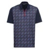 Golfino Polo Tab Print W21 MENS SS SMALL SEVENSEAS -Elite Golf Shop 393897 sevenseas 1