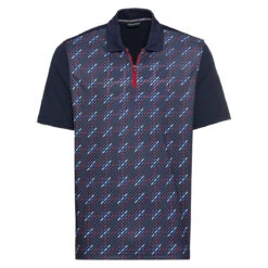 Golfino Polo Tab Print W21 MENS SS SMALL SEVENSEAS