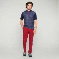 Golfino Polo Tab Print W21 MENS SS SMALL SEVENSEAS -Elite Golf Shop 393897 sevenseas 7