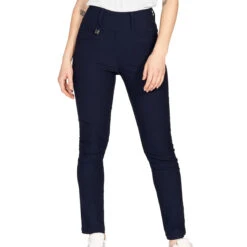 Rohnisch Trouser Embrace W21 LDS FFR SIZE 8 BLACK -Elite Golf Shop 394364 Navy Rohnisch Ladies Embrace Trousers 1