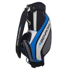 Benross BR PRO Tour Bag UNISEX 9.5 INCH BLKWHTRED -Elite Golf Shop 394699 Black White Blue Benross BR PRO Tour Staff Bag 1