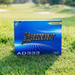 Srixon AD333 12 Ball Pack NEW YELLOW -Elite Golf Shop 395863 Yellow Srixon AD333 12 Ball Pack 8