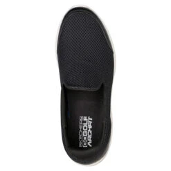 Skechers Arch Fit Walk S22 ATHLETIC 3.0 BKWH -Elite Golf Shop 396235 Black White Skechers Arch Fit Walk Ladies Shoes 3