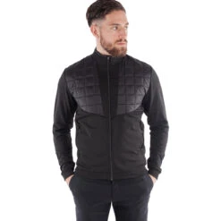 Galvin Green GGreen Jacket Damian W21 MENS FZ L SMALL BLACK -Elite Golf Shop 396671 Black Galvin Green Damian Jacket 4