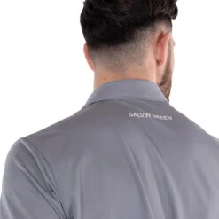 Galvin Green GGreen Polo Morton W21 MENS SS SMALL SHRKSKWHT -Elite Golf Shop 396754 Sharkskin White Galvin Green Morton Polo Shirt 4