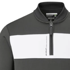 Stuburt Midlayer Element W21 MENS HZ L SMALL MIDBLUE -Elite Golf Shop 396968 Onyx Stuburt Element Performance Midlayer 3