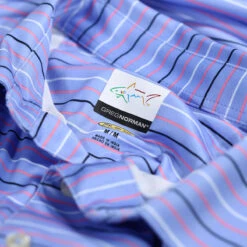 Greg Norman Gnorman Polo Stripe S22 MENS SS SMALL LLCMST -Elite Golf Shop 397199 llc 4