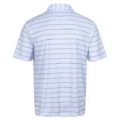 Greg Norman Gnorman Polo Stripe S22 MENS SS SMALL LLCMST -Elite Golf Shop 397199 white 2 1