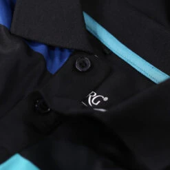 Stromberg Polo Beat Stripe S22 JNR SS 7Y-8Y BLK/BL/WH -Elite Golf Shop 397757 black 3