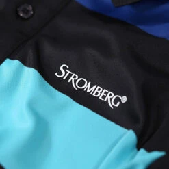 Stromberg Polo Beat Stripe S22 JNR SS 7Y-8Y BLK/BL/WH -Elite Golf Shop 397757 black 4