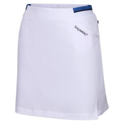 Stromberg Skort Sophia S22 LDS SKT SIZE 8 WHTCOBALT -Elite Golf Shop 397878 white 3