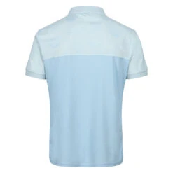 Ocean Tee Polo Colab Half S22 MENS SS SMALL BRIGHTWHT -Elite Golf Shop 398225 blue glow 2