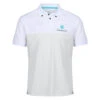 Ocean Tee Polo Colab Half S22 MENS SS SMALL BRIGHTWHT -Elite Golf Shop 398225 bright white 1