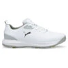 PUMA Golf Puma Fusion FX Tech S22 ATHLETIC 7 WHTSILHIG -Elite Golf Shop 399393 White Silver HighRise PUMA Golf Fusion FX Tech Shoes 1
