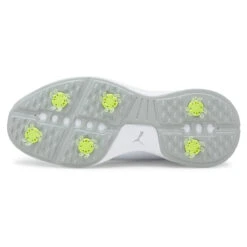 PUMA Golf Puma Fusion FX Tech S22 ATHLETIC 7 WHTSILHIG -Elite Golf Shop 399393 White Silver HighRise PUMA Golf Fusion FX Tech Shoes 3