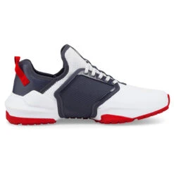 PUMA Golf Puma GS One S22 ATHLETIC 7 BLKQTEBLK -Elite Golf Shop 399417 White NavyBlazer SkiPatrol PUMA Golf GS One Shoes 1