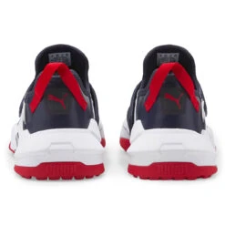 PUMA Golf Puma GS One S22 ATHLETIC 7 BLKQTEBLK -Elite Golf Shop 399417 White NavyBlazer SkiPatrol PUMA Golf GS One Shoes 5