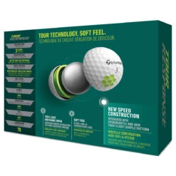 TaylorMade TMade Tour Response 12 Pack WHITE -Elite Golf Shop 399466 White TaylorMade Tour Response 12 Ball Pack 3