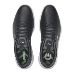 PUMA Golf Puma Ignite Pro S22 ATHLETIC 7 WHTSILHIG -Elite Golf Shop 399544 Black Silver Black PUMA Golf IGNITE Pro Shoes 5