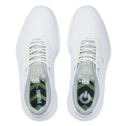 PUMA Golf Puma Ignite Pro S22 ATHLETIC 4 WHTSILBLU -Elite Golf Shop 399583 White Silver Blue PUMA Golf IGNITE Pro Ladies Shoes 5