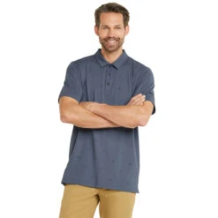 PUMA Golf Puma Polo Cloudspun H8 GolfS22 MENS SS SMALL WHITENAVY -Elite Golf Shop 400106 EveningSky NavyBlazer PUMA Golf CLOUDSPUN H8 Golf Polo Shirt 3