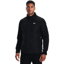 Under Armour UA Jacket CG React VLAP Hy W22 MENS LS SMALL BLK/REFLC -Elite Golf Shop 401812 Black Black ReflectiveSilver Under Armour ColdGear Reactor Jacket 3