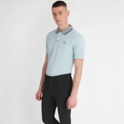 Calvin Klein CK Polo Monterey S22 MENS SS SMALL ARCTICICE -Elite Golf Shop 401885 ArticIce Calvin Klein Monterey Polo Shirt 5