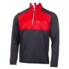 Calvin Klein CK Midlayer Forest Lake S22 MENS HZ L SMALL URNCARRED -Elite Golf Shop 401897 Urban Cardinal Calvin Klein Forest Lake Midlayer 1