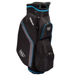 Wilson Staff Lite Cart Bag UNISEX ONE SIZE BLKCHARBLUE -Elite Golf Shop 401916 Black Charcoal Blue Wilson Staff Lite Cart Bag 2