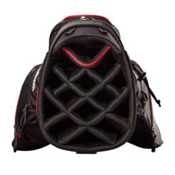 Wilson Staff Lite Cart Bag UNISEX ONE SIZE BLKSILCITRON -Elite Golf Shop 401916 Black Charcoal Red Wilson Staff Lite Cart Bag 3