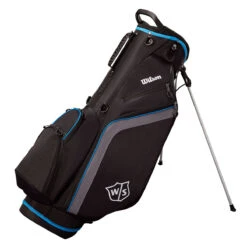 Wilson Staff Lite Stand Bag UNISEX ONE SIZE BKCHARRED -Elite Golf Shop 401930 Black Charcoal Blue Wilson Staff Lite Stand Bag 1