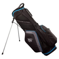 Wilson Staff Lite Stand Bag UNISEX ONE SIZE BLKCHARBLUE -Elite Golf Shop 401930 Black Charcoal Blue Wilson Staff Lite Stand Bag 2