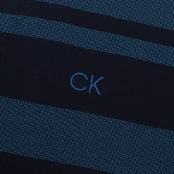 Calvin Klein CK Polo Marina S22 MENS SS SMALL OCEAN -Elite Golf Shop 401981 Navy Ocean Calvin Klein Marina Polo Shirt 3