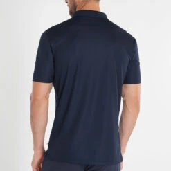 Calvin Klein CK Polo Marina S22 MENS SS SMALL OCEAN -Elite Golf Shop 401981 Navy Ocean Calvin Klein Marina Polo Shirt 6