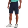 Under Armour UA Short Drive Taper S22 MENS FFR 30W ACADHALOG -Elite Golf Shop 402543 Academy HaloGray Under Armour Drive Tapered Shorts 3