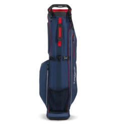 Callaway Pencil Par 3 Dbl Bag UNISEX ONE SIZE NAVY RED -Elite Golf Shop 402634 Navy Red Callaway Golf Par 3 Double Strap Pencil Bag 5