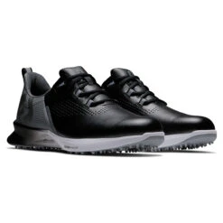 FootJoy FJ Fuel W22 ATHLETIC 7 MED BLKCHARSI -Elite Golf Shop 402928 Black Charcoal Silver FootJoy Fuel Shoes 6
