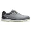 FootJoy FJ Pro SL S22 ATHLETIC 7 MED WHTGRY -Elite Golf Shop 402966 Grey Charcoal FootJoy Pro SL Shoes 2022 1