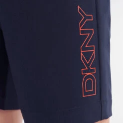 DKNY Short Hamilton Logo S22 MENS FFR 30W NVY -Elite Golf Shop 403846 Navy DKNY Fort Hamilton Shorts 6