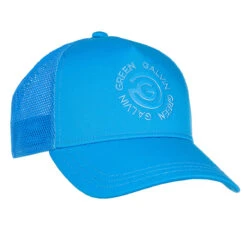 Galvin Green GGreen Cap Scott Logo S22 MENS CAP ONE SIZE SHARKSKIN -Elite Golf Shop 404034 Blue Galvin Green Scott Logo Cap 1