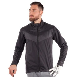 Galvin Green GGreen Midlayer Liam S22 MENS HZ L SMALL NVY -Elite Golf Shop 404074 Black Galvin Green Liam Midlayer 4