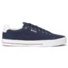 Hugo Boss Aiden Tenn S22 ATHLETIC 7 WHITE -Elite Golf Shop 404629 DarkBlue Hugo Boss Aiden Cotton Canvas Trainers 1