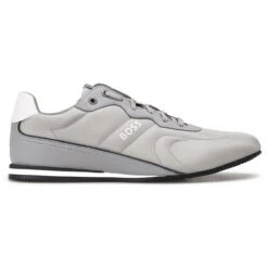 Hugo Boss Rusham Lowp S22 ATHLETIC 7 GREY -Elite Golf Shop 404683 Grey Hugo Boss Rusham 1