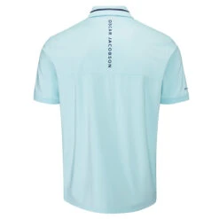 Oscar Jacobson OJ Polo Marsden S22 MENS SS SMALL BLUENAVY -Elite Golf Shop 404878 CoolBlue Navy Oscar Jacobson Marsden Polo Shirt 2 1
