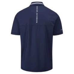 Oscar Jacobson OJ Polo Marsden S22 MENS SS SMALL BLUENAVY -Elite Golf Shop 404878 Navy White Oscar Jacobson Marsden Polo Shirt 2 1