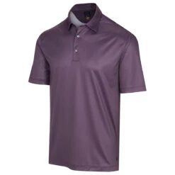 Greg Norman Gnorman Polo Micro Dash W22 MENS SS SMALL DESERTBLU -Elite Golf Shop 405409 Shadow Greg Norman Micro Dash Foulard Polo Shirt 1
