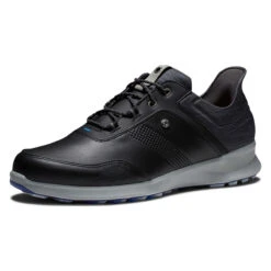 FootJoy FJ Stratos W22 ATHLETIC 8 MED BKCHARBLU -Elite Golf Shop 406066 Black Charcoal Blue FootJoy Mens Stratos Shoes 4